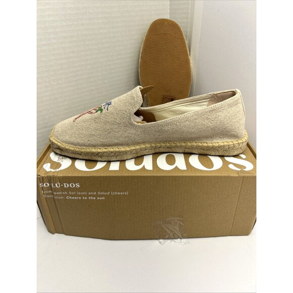 Soludos Chile Smoking Slippers Slip on Espadrille Mens Size 8 New in Box - Picture 1 of 10